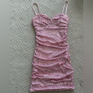 HELLO MOLLY sequin Mini Dress US size 6 or M Worn Once Prom Homecoming